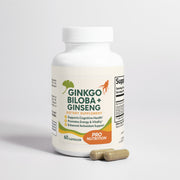 Pro Nutrition Ginkgo Biloba + Ginseng - 60 Capsules Dietary Supplement