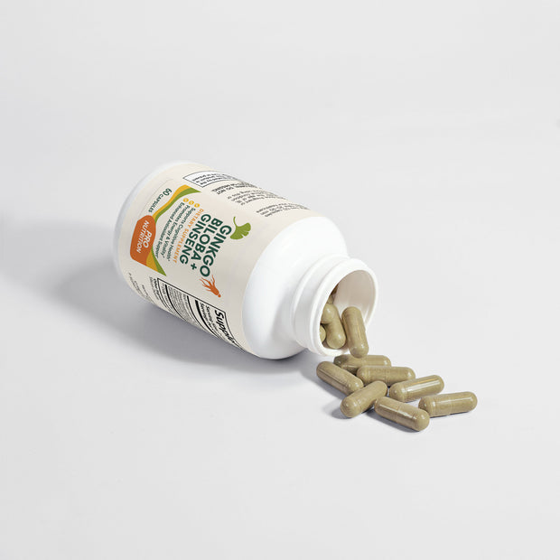 Pro Nutrition Ginkgo Biloba + Ginseng - 60 Capsules Dietary Supplement