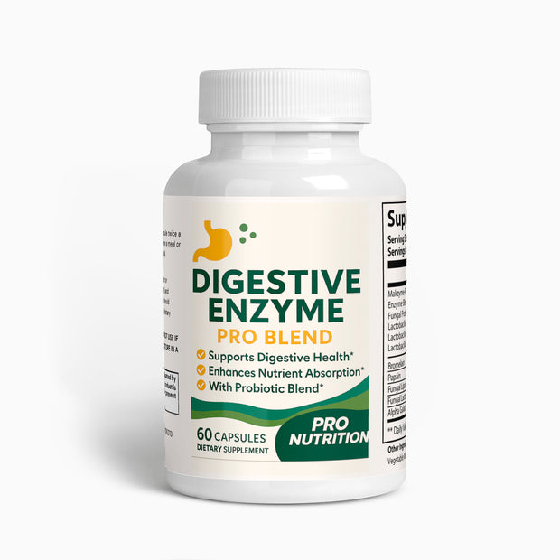 Pro Nutrition Digestive Enzyme Pro Blend - 60 Capsules Dietary Supplement