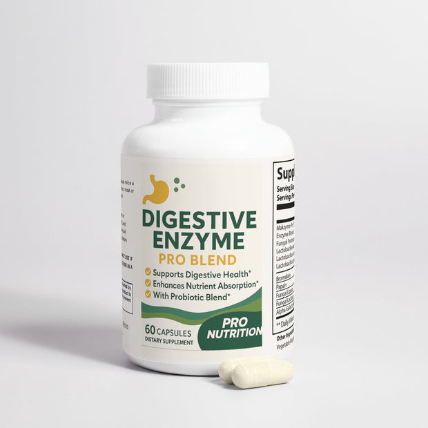 Pro Nutrition Digestive Enzyme Pro Blend - 60 Capsules Dietary Supplement