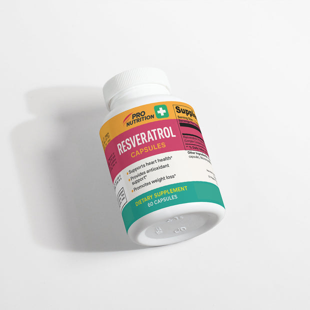 Pro Nutrition Resveratrol 600mg - 60 Capsules