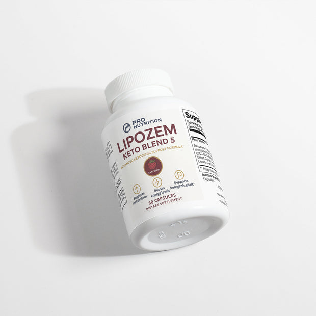 Pro Nutrition Lipozem Keto Blend 5 Dietary Supplements 60 Capsules