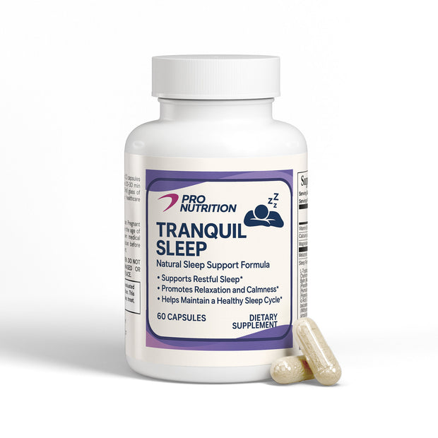 Pro Nutrition Tranquil Sleep - Natural Formula 60ct Dietary Supplement