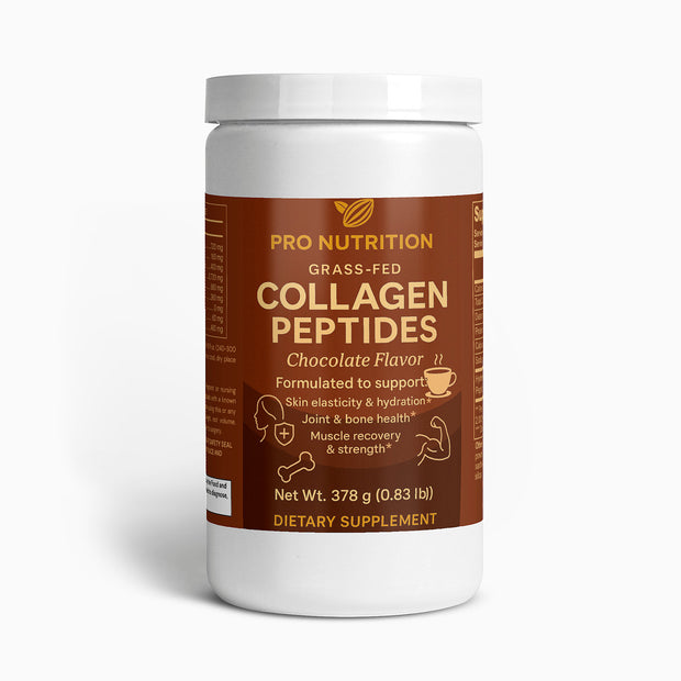 Pro Nutrition Grass-Fed Collagen Peptides Powder (Chocolate)