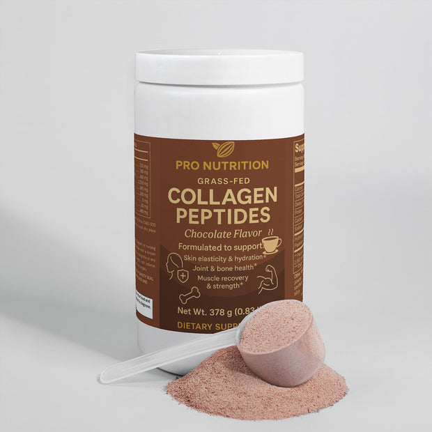 Pro Nutrition Grass-Fed Collagen Peptides Powder (Chocolate)