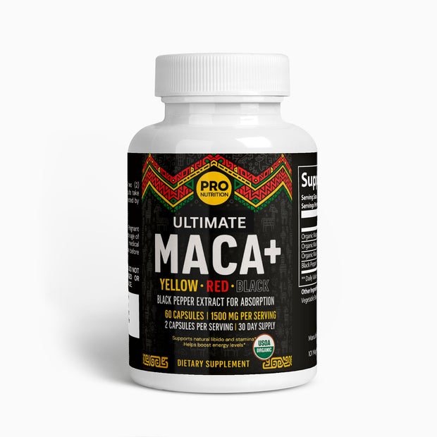 Pro Nutrition Ultimate Maca Plus - 60 Capsules Dietary Supplement