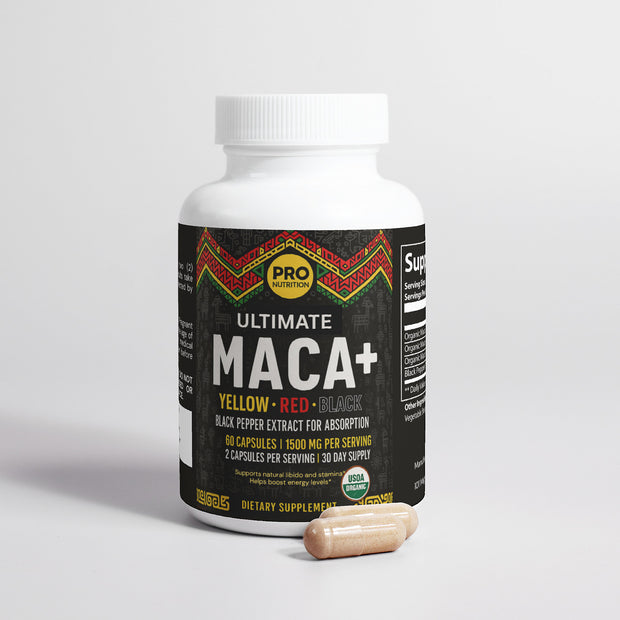 Pro Nutrition Ultimate Maca Plus - 60 Capsules Dietary Supplement