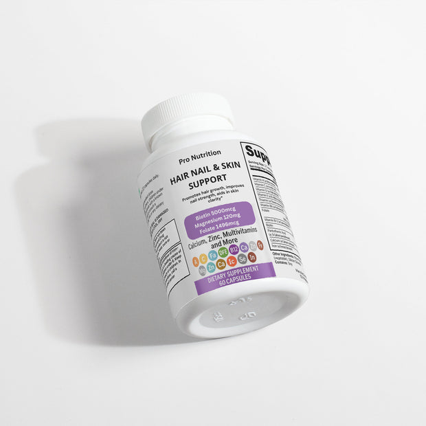 Pro Nutrition Hair, Nail & Skin Support - 60 Capsules Dietary Supplements