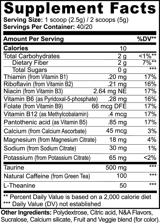 Pro Nutrition Energy Bloom Powder (Yuzu Flavor)