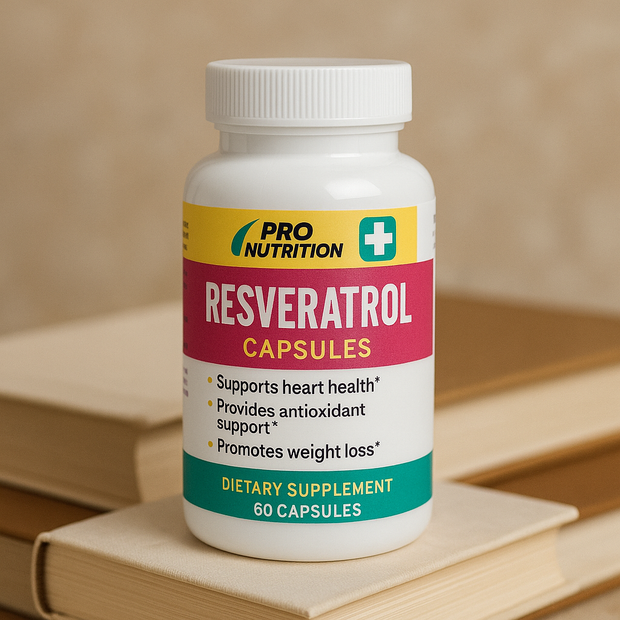 Pro Nutrition Resveratrol 600mg - 60 Capsules