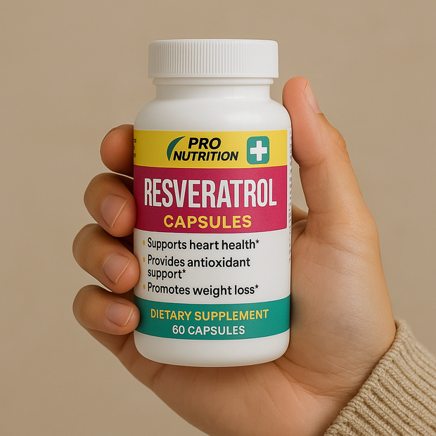 Pro Nutrition Resveratrol 600mg - 60 Capsules